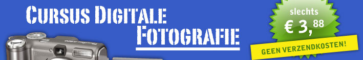 Leer nu zelf stap voor stap de mooiste digitale fotos te maken van vakantie- tot portretfotos.